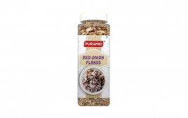Puramio Red Onion Flakes   Plastic Bottle  200 grams